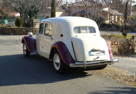 Location Citroen Traction 11B 1954 1954 Crème/Bordeaux Bordeaux