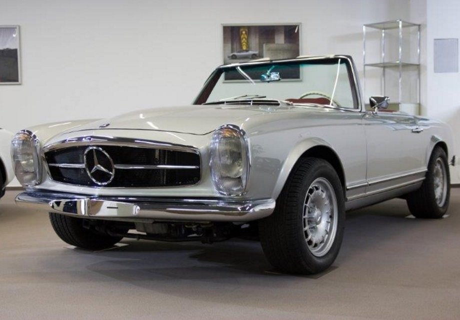 Location Mercedes Benz 280 SL 3.6 AMG 1970 Gris argent 1970 Gris argent