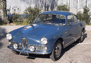 Alfa Romeo Giulietta Sprint 1962 Gris bleu