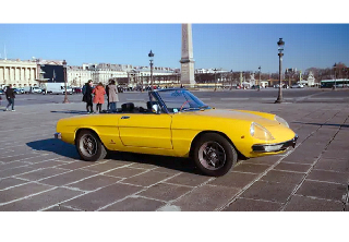 Alfa Romeo Spider coda tronca 1973 Jaune