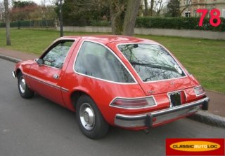 Amc pacer 1976 rouge