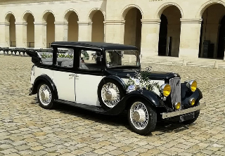 Austin 16/6 Landaulet Limousine 1934 Noir et crème