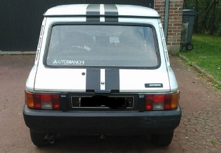 Autobianchi A112 Junior 1985 Blanc