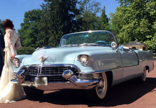 Cadillac Eldorado 1955 Bleu