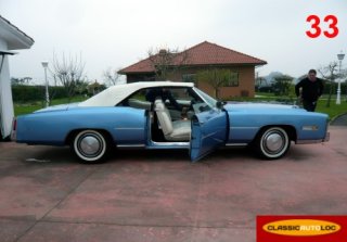 Cadillac Eldorado 1975 Bleu
