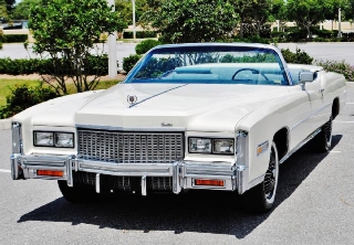 Cadillac eldorado 1976 blanc