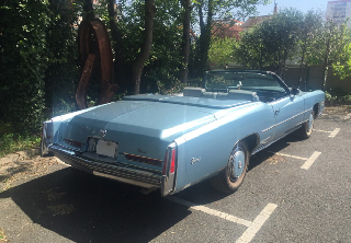 Cadillac Eldorado 1976 Bleue