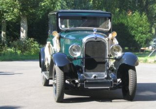 CITROEN C4 Faux Cabriolet 1930 Vert/Noir