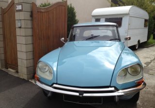 Citroën DS 1973 Bleu