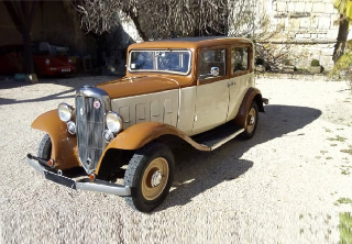 Citroën Rosalie 1933 Crème et marron