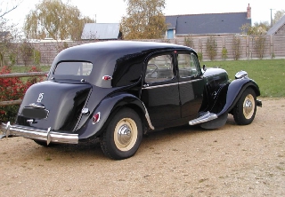 Citroën traction 15 six 1951 noire