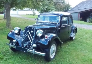 Citroën traction 1954 noire