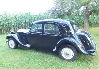 Citroën traction 1954 noire