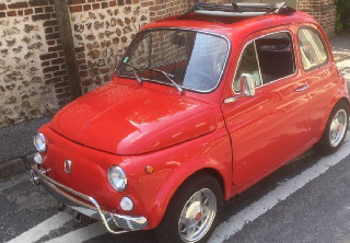 Fiat 500 L 1969 Rouge