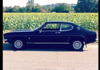 Ford Capri 1973 noir