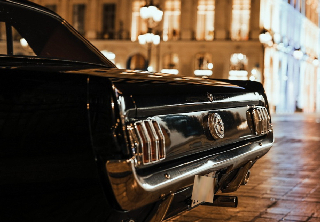 Ford mustang 1966 noir 