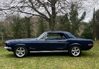 Ford Mustang 1968 Dark Midnight Blue