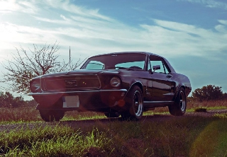 Ford Mustang  1968 noir