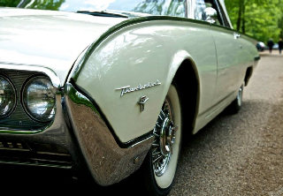 Ford thunderbird 1962 blanc