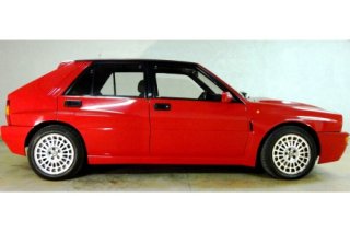 Lancia Delta HF Turbo 1992 Rouge
