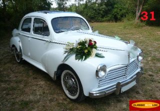Peugeot 203 1954 blanc