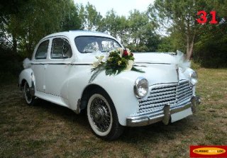 Peugeot 203 1954 blanc