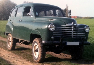 Renault Colorale Prairie 1951 Vert