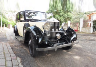 Rolls Royce 25/30 1937 Noir et Crème