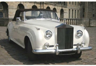 Rolls Royce Silver Cloud Cabriolet 1956 Blanc