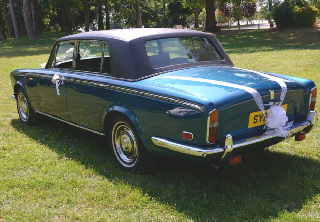 Rolls Royce silver shadow 1976 bleu