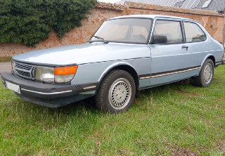Saab 900i  1984 bleu