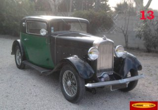 Salmson S4  C  Faux Cabriolet 1932 Verte/Noire