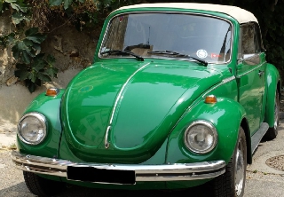 Volkswagen COCCINELLE 1973 vert zambeze