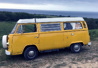 Volkswagen Combi T1 1971 Jaune-Orangé/blanc
