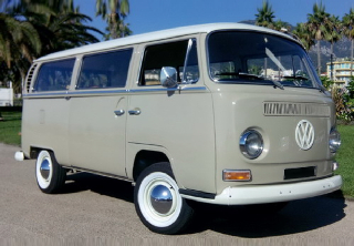 Volkswagen Combi T2 1969 beige blanc
