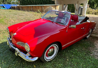 Volkswagen karman ghia 1967 rouge