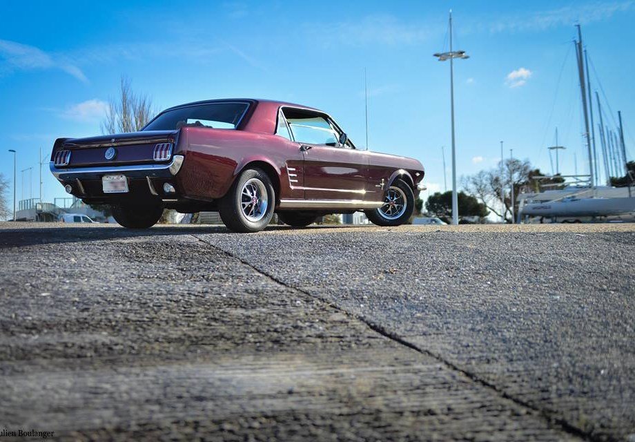 1966 Ford mustang vintage burgundy #10