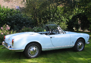 Alfa Romeo Giulia spider 1964 Bleu ciel