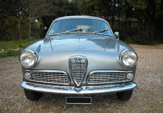 Alfa Romeo Giulia sprint 1600 cc 1964 Gris