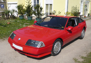 Alpine V6 GT TURBO 1988 Rouge