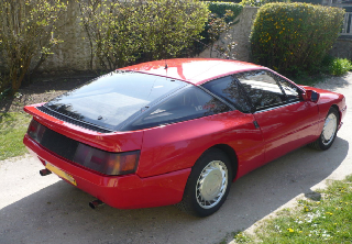 Alpine V6 GT TURBO 1988 Rouge