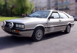 Audi coupe gt 2.2 1988 gris clair