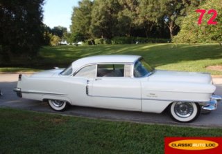 Cadillac DeVille  1956 Blanc