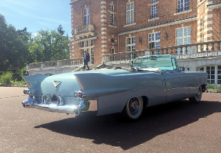 Cadillac Eldorado 1955 Bleu