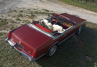 Cadillac eldorado biarritz 1985 bordeaux