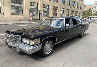 Cadillac Fleetwood Limousine 1976 Noire
