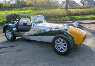 Caterham 1700 super seven 1995 Vert alu jaune
