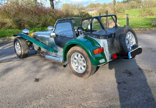 Caterham 1700 super seven 1995 Vert alu jaune