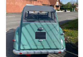 Citroën 2cv 1957 green fernmist