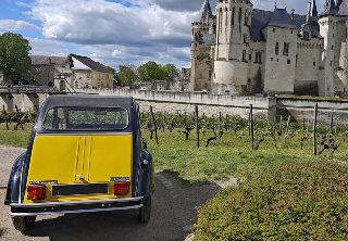 Citroën 2cv charleston 1980 jaune et noire
